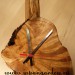 Часы настенные из дерева Время Самураев
